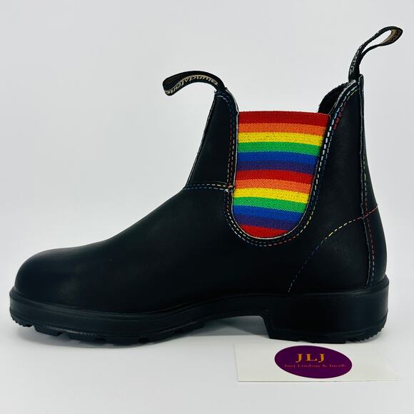 Blundstone 2105 Rainbow Black Leather Chelsea Boots Size 4.5 UK/ 7.5 US Women's - Picture 7 of 11